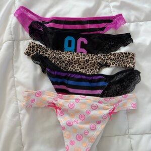 Victoria's Secret Small Lot Set - Pink, Black, Purple, Orange